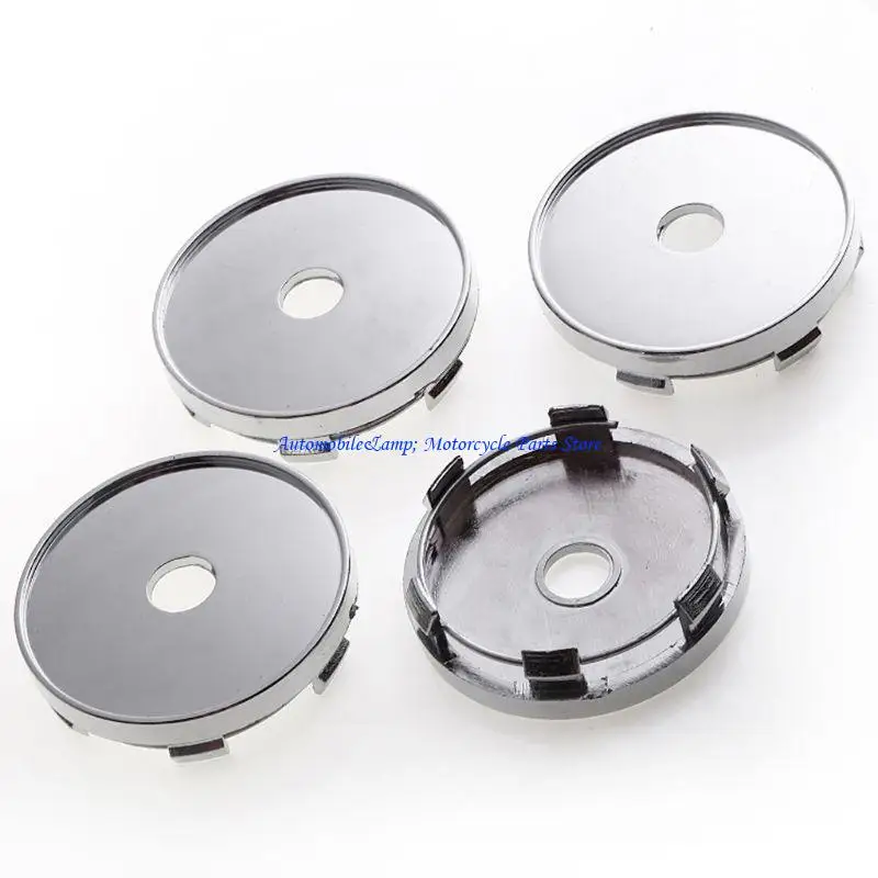 

H7BD 4pcs Universal Car Vehicle Wheel Hub Center Cover 60mm Dust Cover ABS Durable Car Trucks Hub Center Cover Decoration
