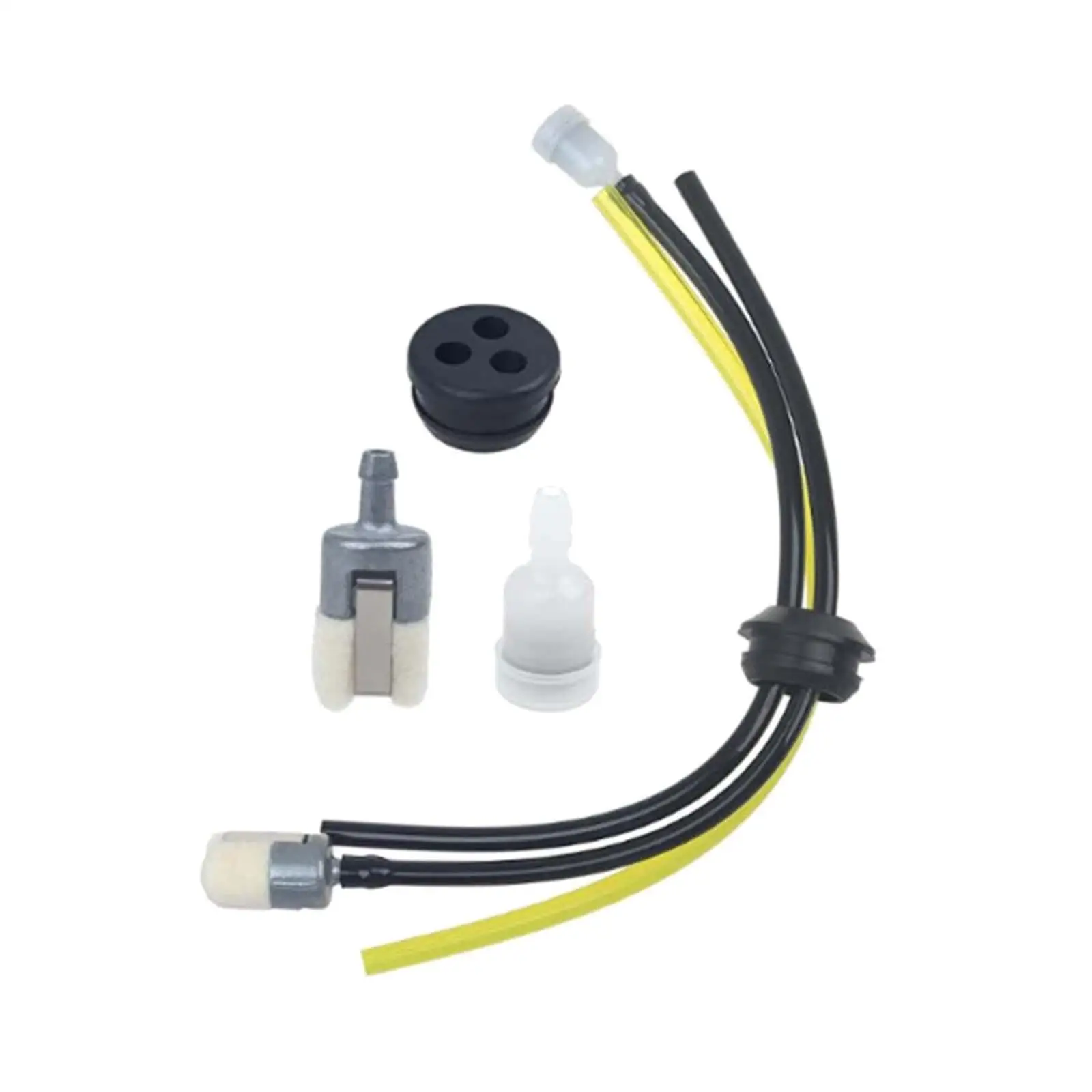4Pcs Strimmer Fuels Pipe Petrol Filter Kit Spare Parts Lightweight with Tank