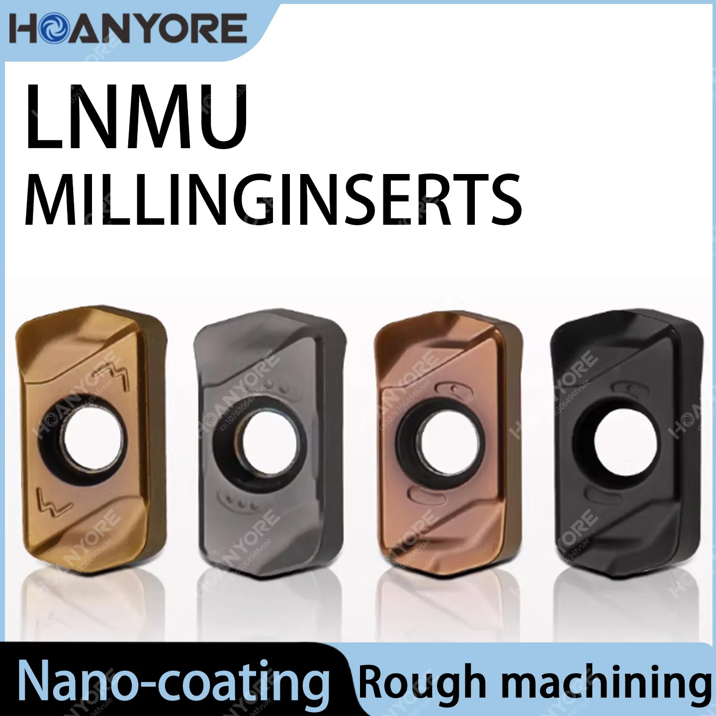 

LNMU0303ZER-MJ CNC double-sided high-feed milling insert for roughing with 1135 inserts LNMU020209ZER