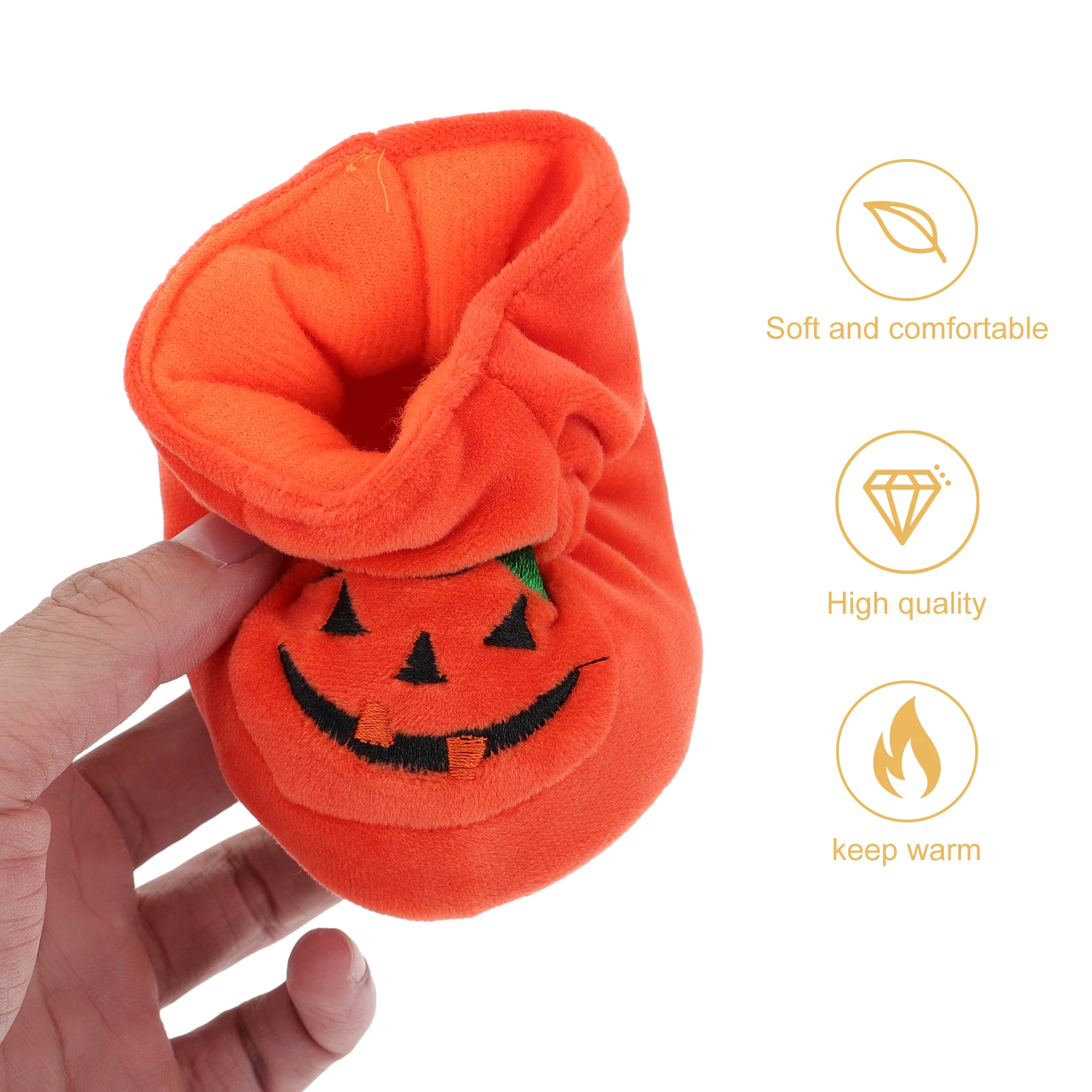 

Shoes Newborn Booties Crib Socks Slippers Halloween Toddler Anti Slip Soft Sole Elastic Closure Warm Comfort