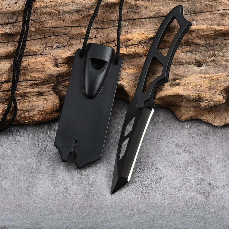 

3CR13 Нержавеющая сталь Острый маленький нож с фиксированным лезвием Открытый Кемпинг Выживание Ножи из кайдекса Ручной инструмент для пеших прогулок