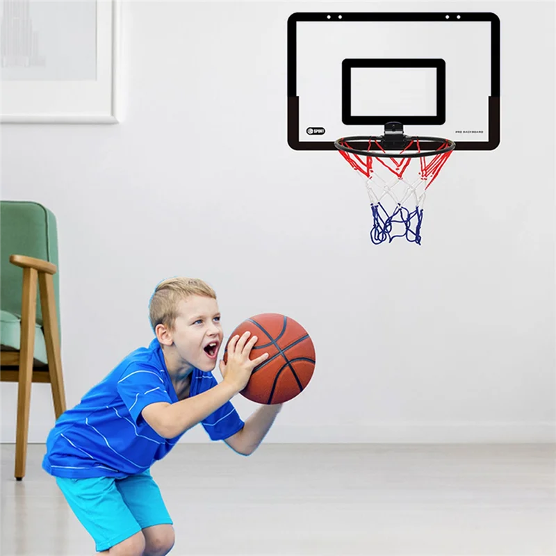 Draagbare Grappige Mini Basketbal Hoepel Speelgoed Kit Indoor Thuis Basketbal Fans Sport Spel Speelgoed Set Voor Kinderen Kinderen Volwassenen