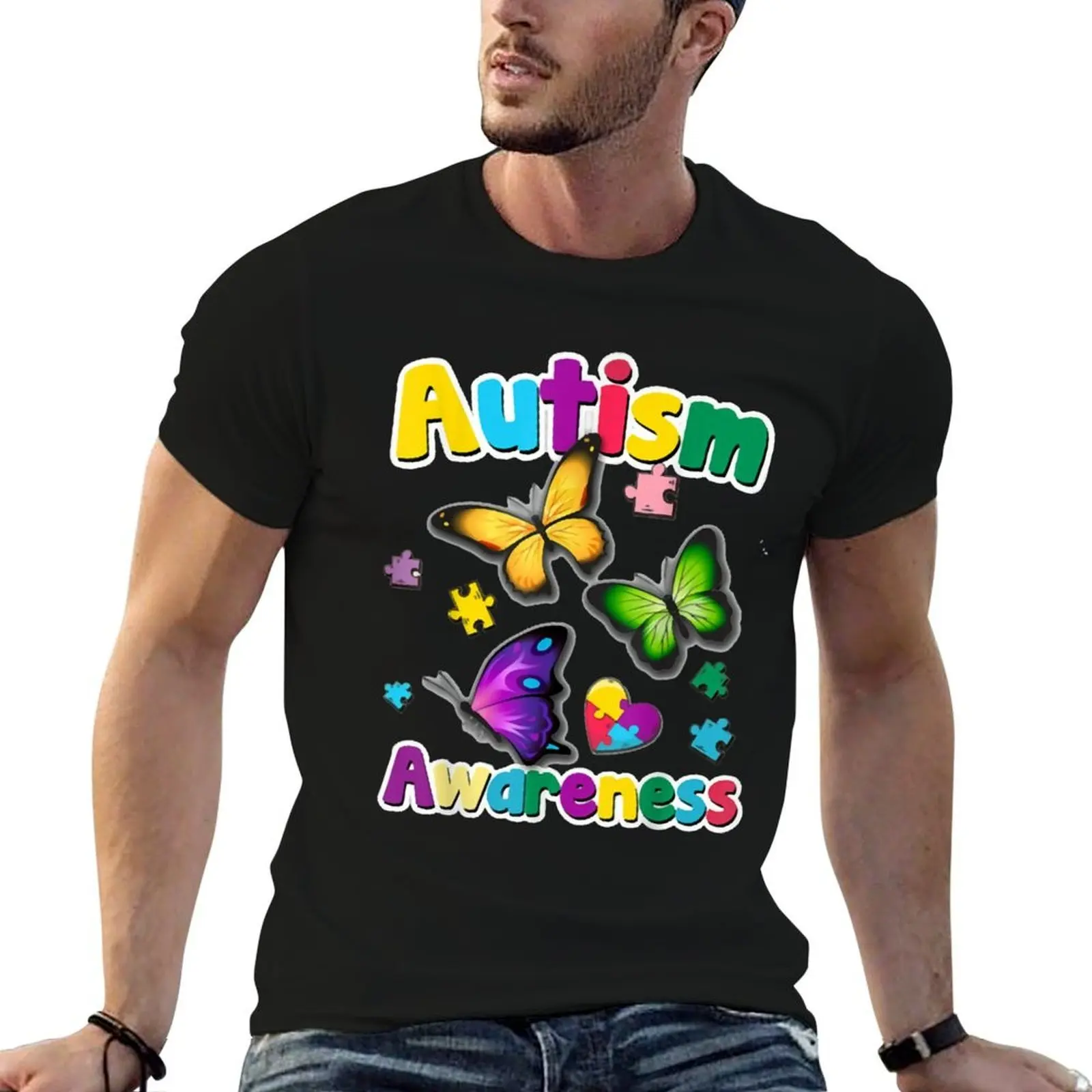

Autism Awareness T-Shirt essential t shirt t shirt man cotton t shirt man luxury T-shirt