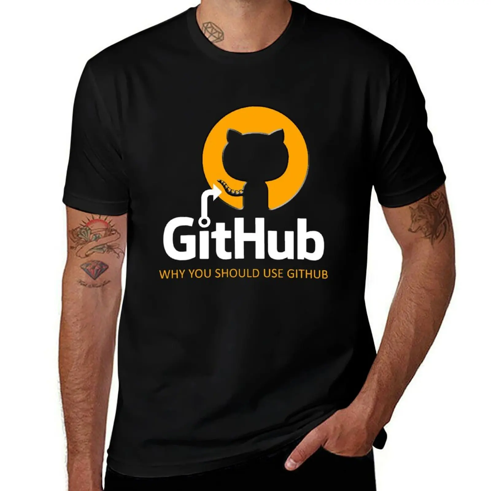 

Why you should use Github T-Shirt cotton tshirt 100% man t shirts for men T-Shirt