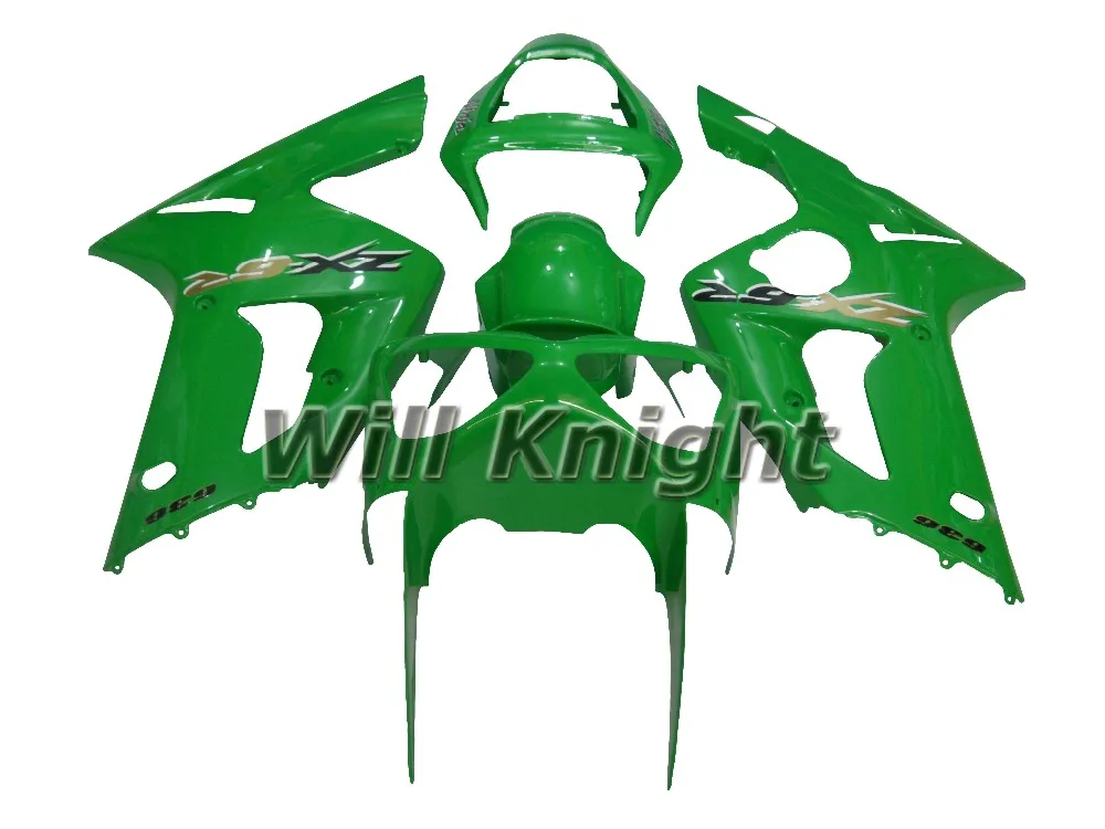 

Intelligent Library Fairing Kit For Kawasaki Ninja 636 ZX6R ZX-6R 03 04 ABS Plastic Motorcycle Bodywork Kit Green