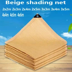 Pare-soleil d'extérieur en HDPE beige pour plantes de jardin, voile d'ombre pour plantes, modifications cantives, 90%