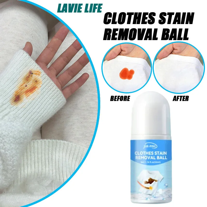 Clothing Oil Stain Remover 50ml Fast Remove Clothes Stain Portable Household Cleaning Products  Strong Stain Removers LAVIE LIFE