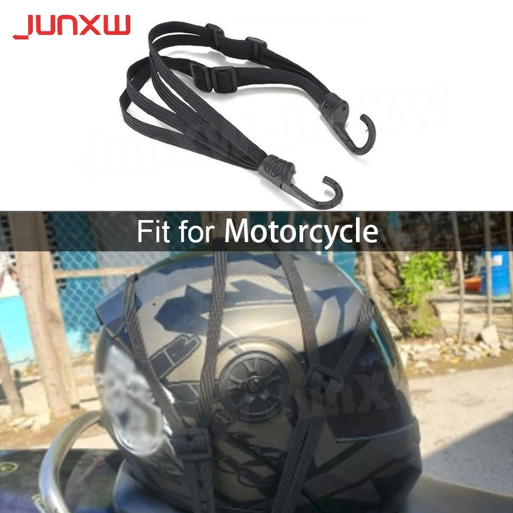 

for Universal Motorcycle Luggage Strap Moto Helmet Gears Fixed Elastic Buckle Rope High-Strength Retractable Protective Net