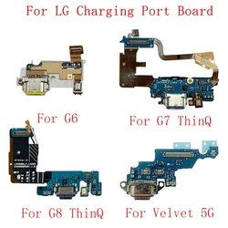 USB Charging Dock Port Connector Board Flex Cable For LG G5 G6 G7 G8 Velvet 5G G8S ThinQ Repair Parts