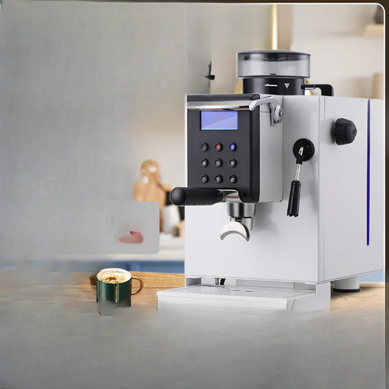 Coffee machine commercial semi-automatic small household grinding machine