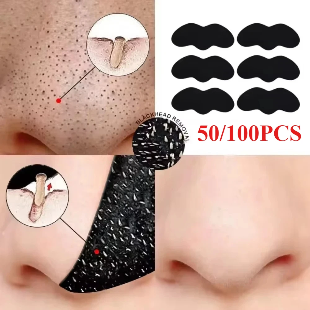 Bandes nasales pour l'élimination des points noirs, nettoyage en profondeur et peau rafraîchissante, débouche instantanément les pores, bandes nasales