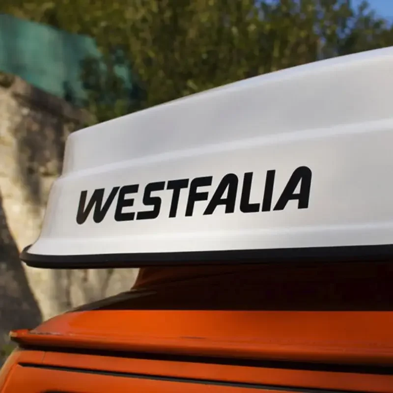 Westfalia 18-Zoll-Aufkleber – Vinyl-Aufkleber für Autostoßstangen
