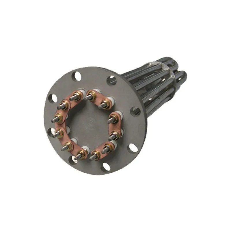 High-power flange cluster electric heating tube, explosion-proof electric heating tube 220V