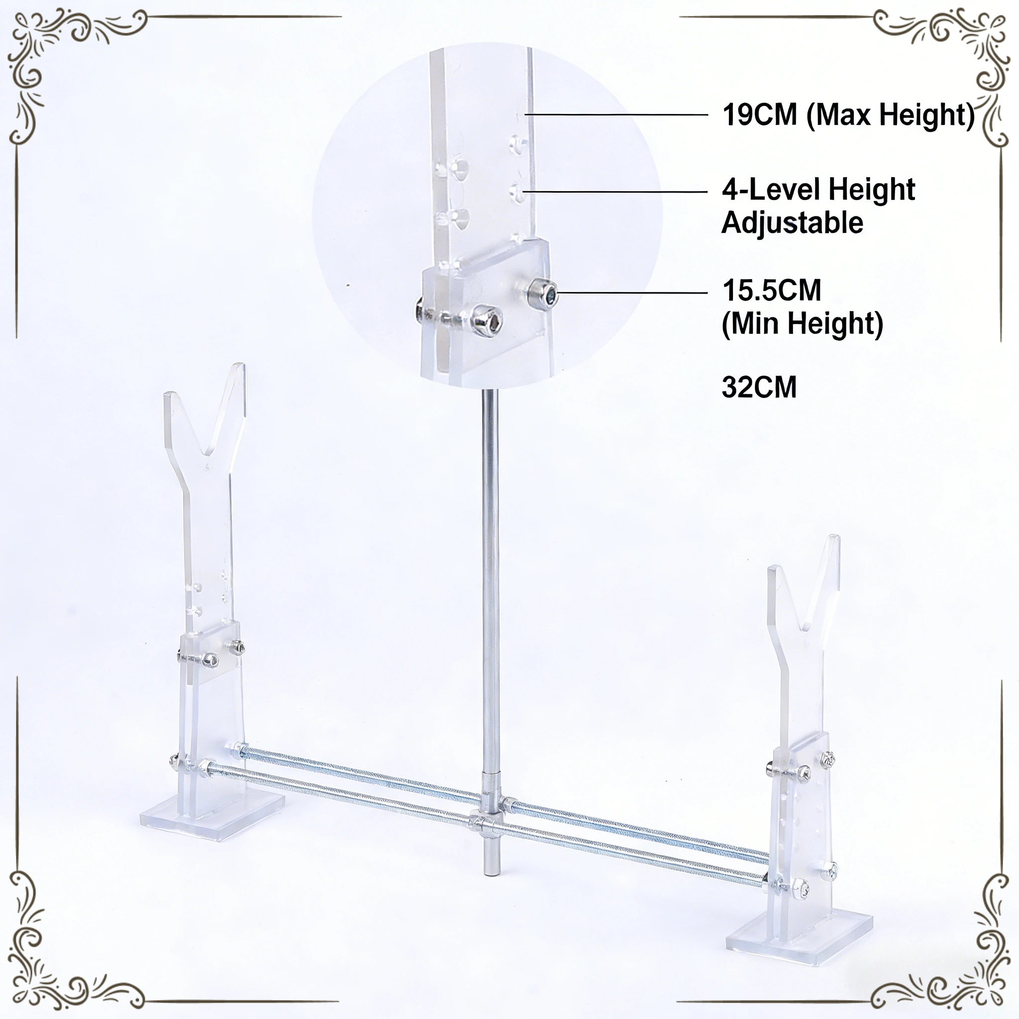 2026 Speelgoedwapen Displayrek Acryl Verdikte Wapenrek Verstelbaar Model Opslag Universele Modelonderdelen
