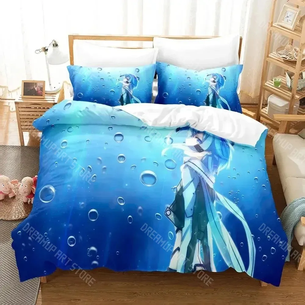 3D Printed Sword Art Online Asada Shino GGO Bedding Set for Boys Girls Duvet Cover Twin Queen King Full Single Double Sizes