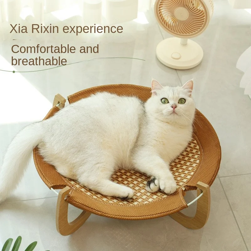 Cat Litter Cooler Model Bed Summer Cat Hammock Pet Litter Dog Litter Summer Ice Litter Removable Litter Beds And Furniture