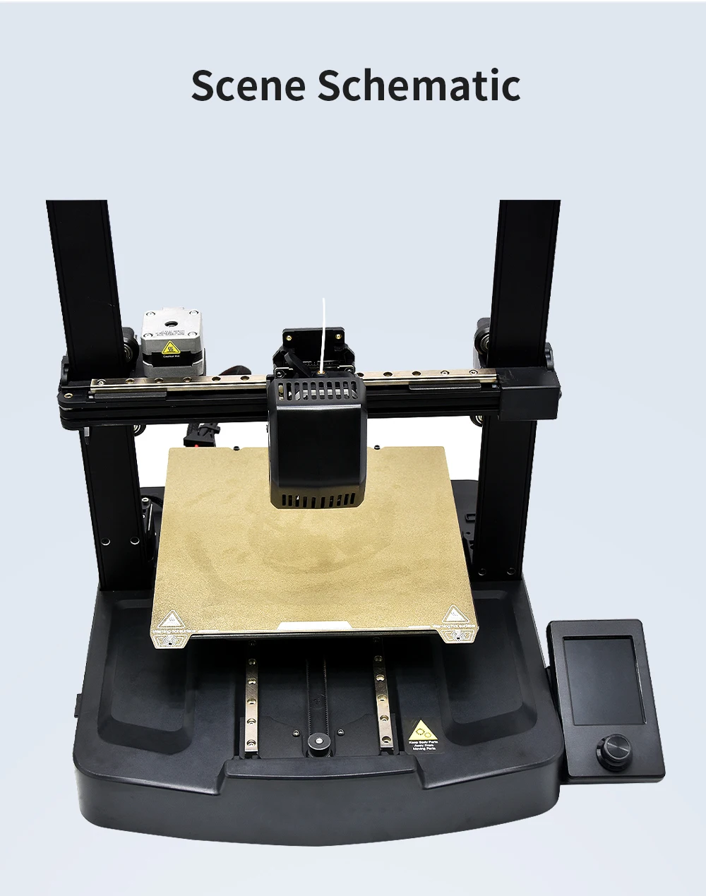 Ender3 v3 se atualização Y-AXIS kit ke liner rail kit mmn9h kit de adaptadores de trilho linear conjunto de trilho linear para ender 3 v3 se/ke impressora 3d