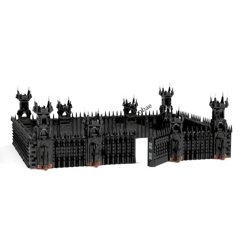 NUOVO 10510PCS MOC Il Signore degli Anellied Movie MOC LOTR Black Gate Modello FAI DA TE idee creative Giocattolo per bambini Assemblaggio Puzzle Regalo di compleanno