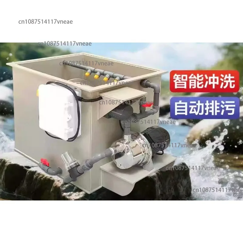 Fish Pond Water Treatment Machinery Micro Drum Filter Koi Pond Biological Filtration System Microfiltration Machine