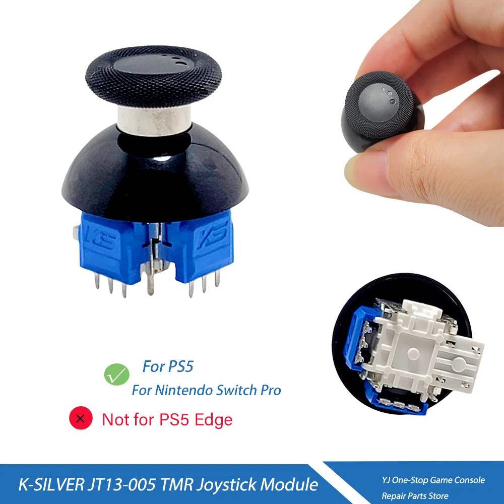K-Silver JT13 Pro JT13-005 Analog Stick TMR Joystick 320° Adjustable Tension No Drift for PS5/Switch Pro/PS4 Replacement Part - view 4
