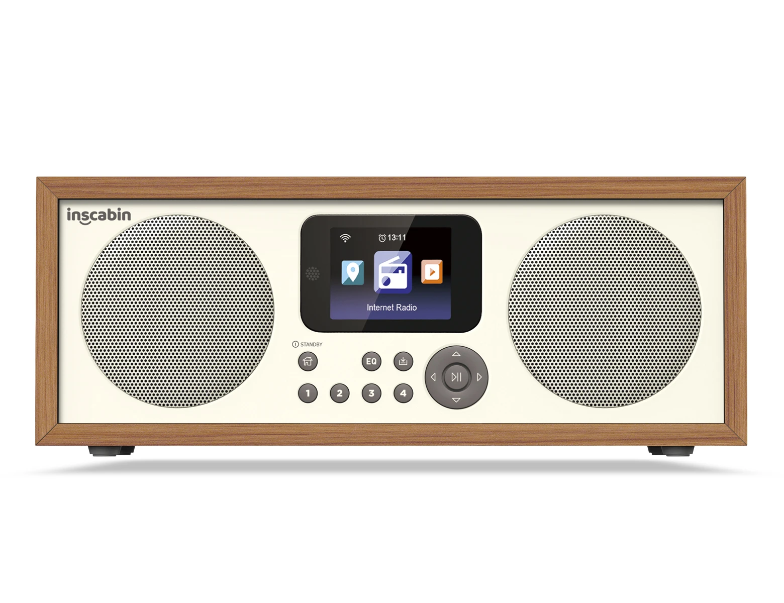 

Inscabin D4 Internet Digital Radio, Internet Radio with Spotify Connect and Bluetooth/Remote Control/Colour Screen