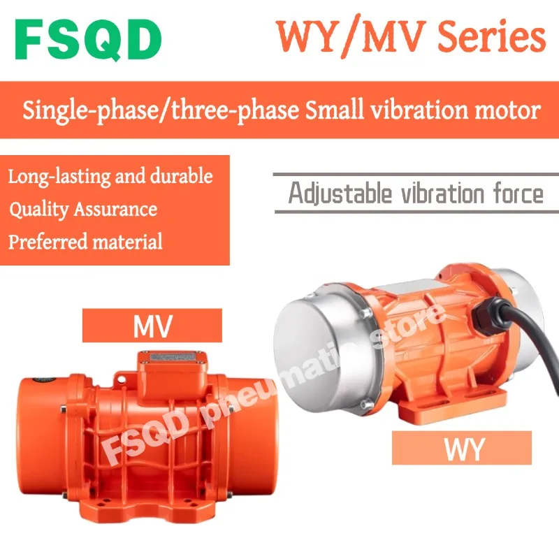 WY-0.38T WY-0.40T/0.45T,0.48T,0.50T,0.55T,MV60/3,MV100/3,200/3,300/3,400/3,500/3,700/3,800/3 FSQD Small vibration motor  WY MV
