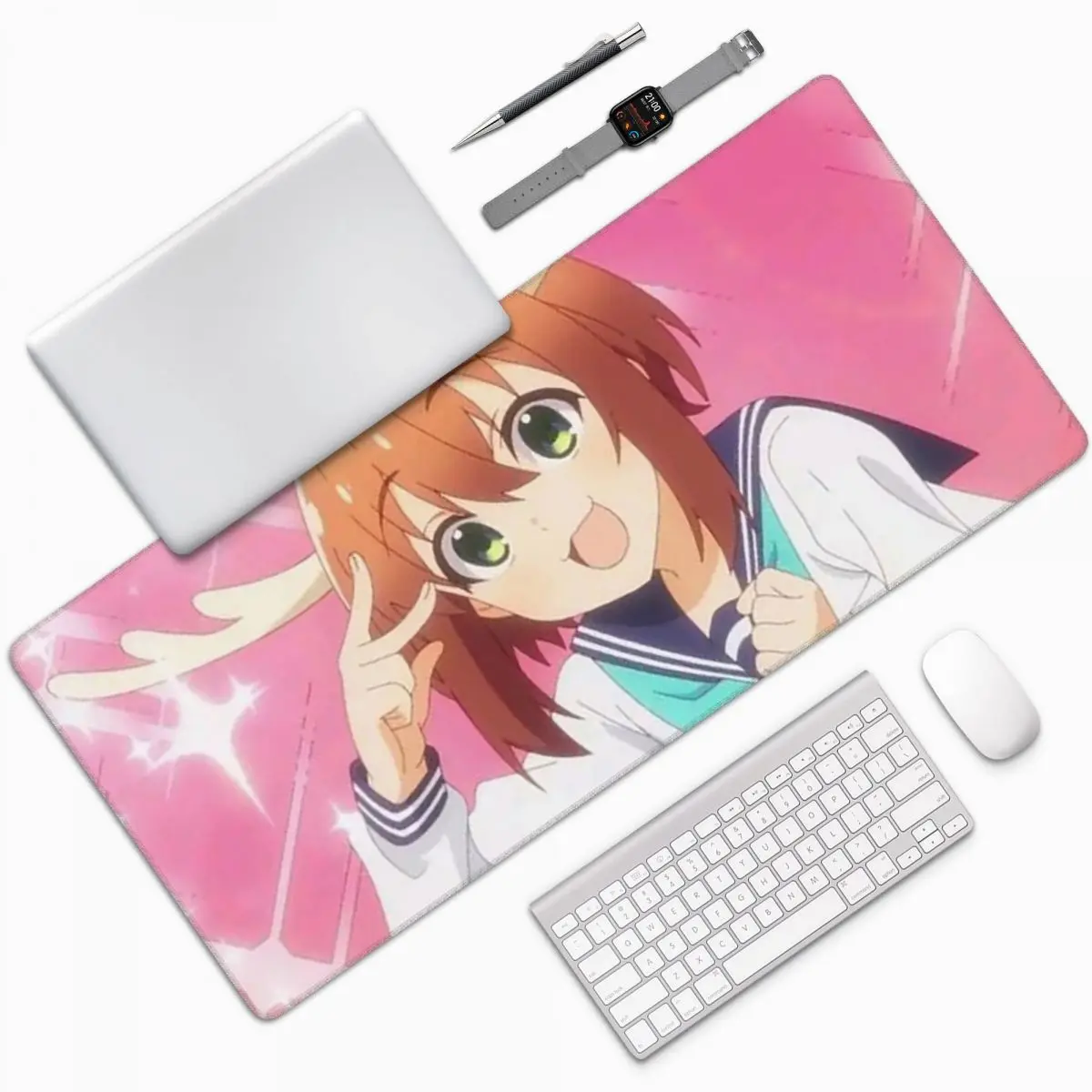 Anime My Deer Friend Nokotan Large Mouse Pad Computer Keyboard Mouse Mat Gamer PC Laptop Desk Mat Office Accessories Table Mats