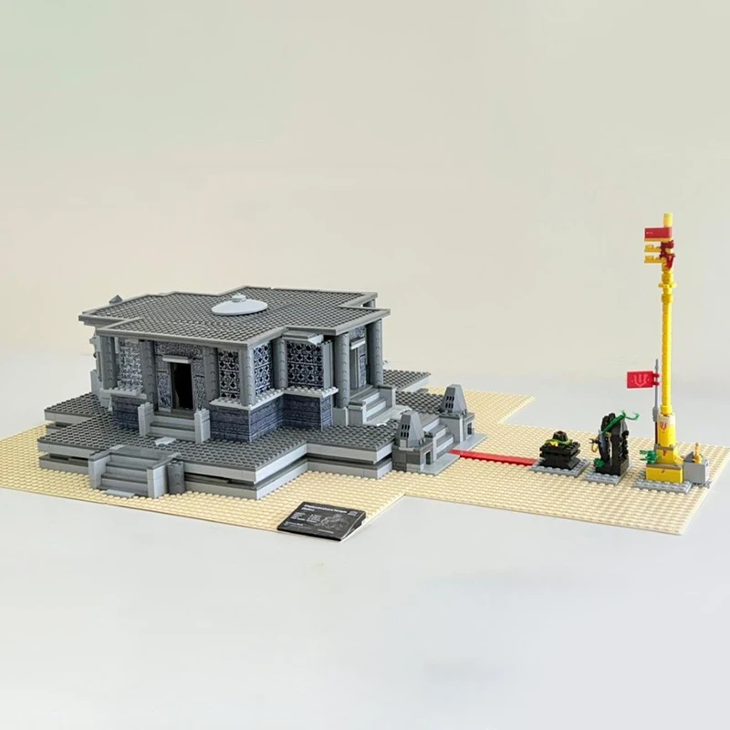 

936PCS MOC Chennakeshava Temple Heritage Modular Building Blocks DIY India Karnataka Landmark Model Toy