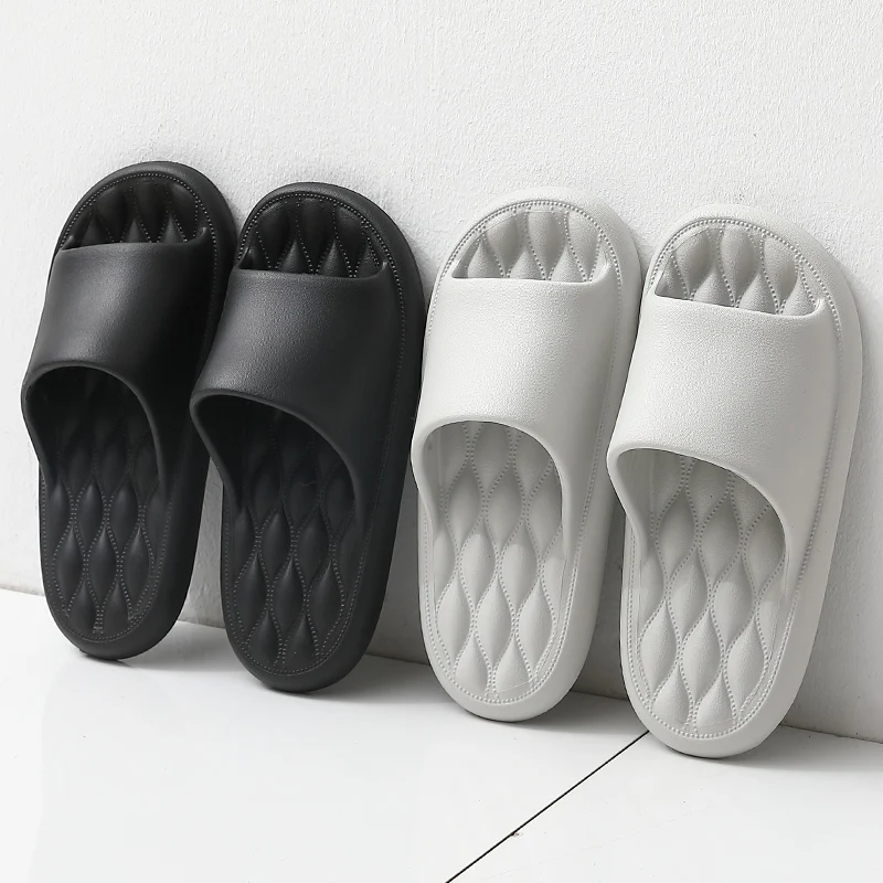 Plus Size Men Slippers House Bathroom Non-slip Anti-odor Women Slides Flip Flops Male Soft Sole Man Bath Men Shoes Summer EVA