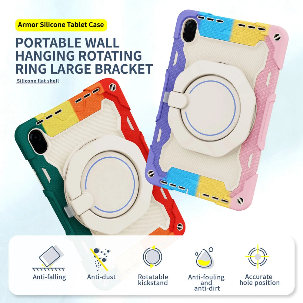 Imagem -03 - Silicone Shockproof Case com Pull Ring para Crianças Heavy Duty Safe pc Stand Tablet Cover Honor Pad Hy-w09 2023