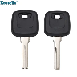 Ecusells Blank Transponder Key Shell Cover for Volvo S80 S60 V70 XC70 XC90 NE66 or HU56R Uncut