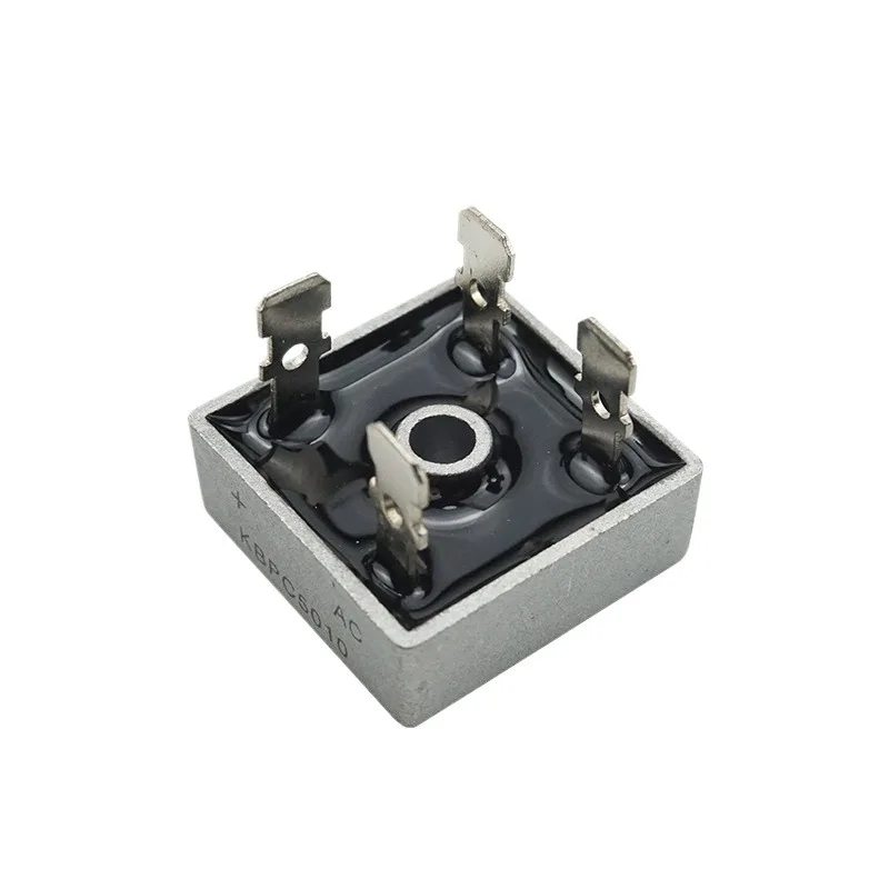 In-line rectifier bridge stack KBPC5010 white, square bridge bridge rectifier single-phase rectifier bridge, brand new in stock