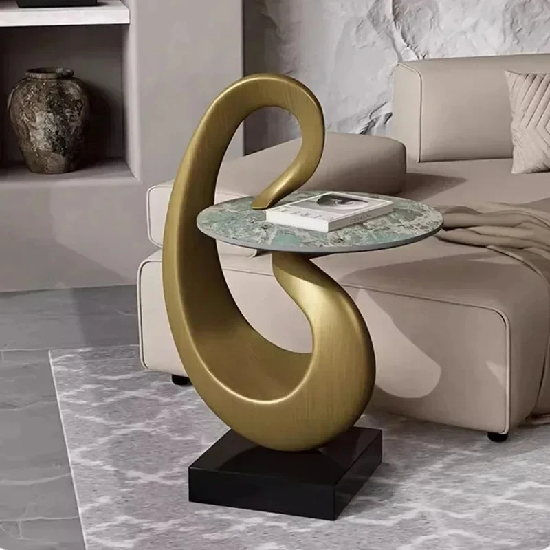 Creative Console Table Luxury Living Room Designed Small Coffee Side Tables Modern Corner Table Hallway Nordic Furniture f q