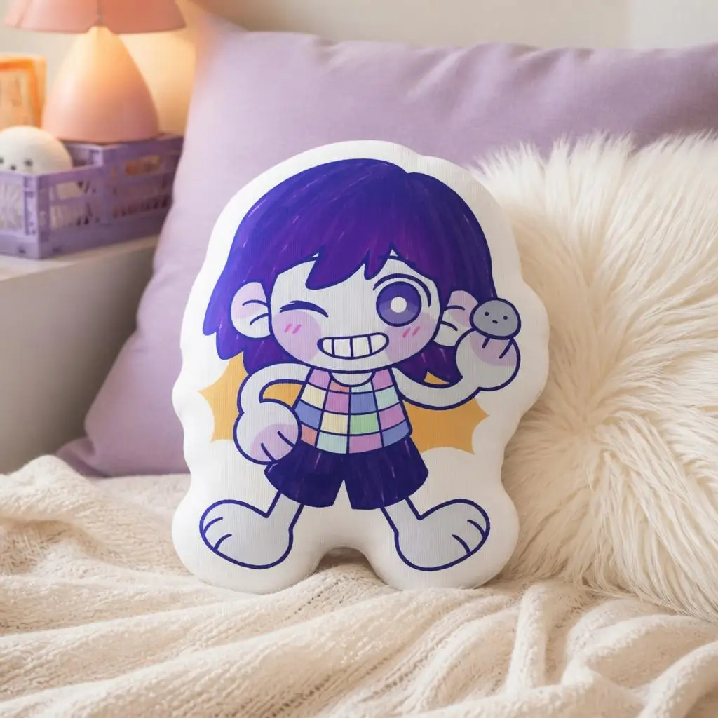 Kel OMORI Plush Pillow Cushion Irregular Stuffed Throw Pillow Home Decor Gift Sofa Bed Couch