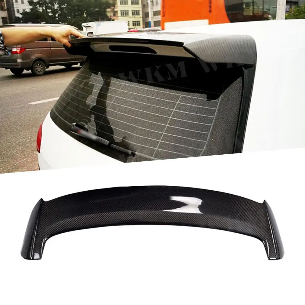 Carbon Fiber Car Rear Roof Spoiler Wing Lip for Volkswagen Golf 7 MK7 Standard Rline 2014 2015 2016 2017