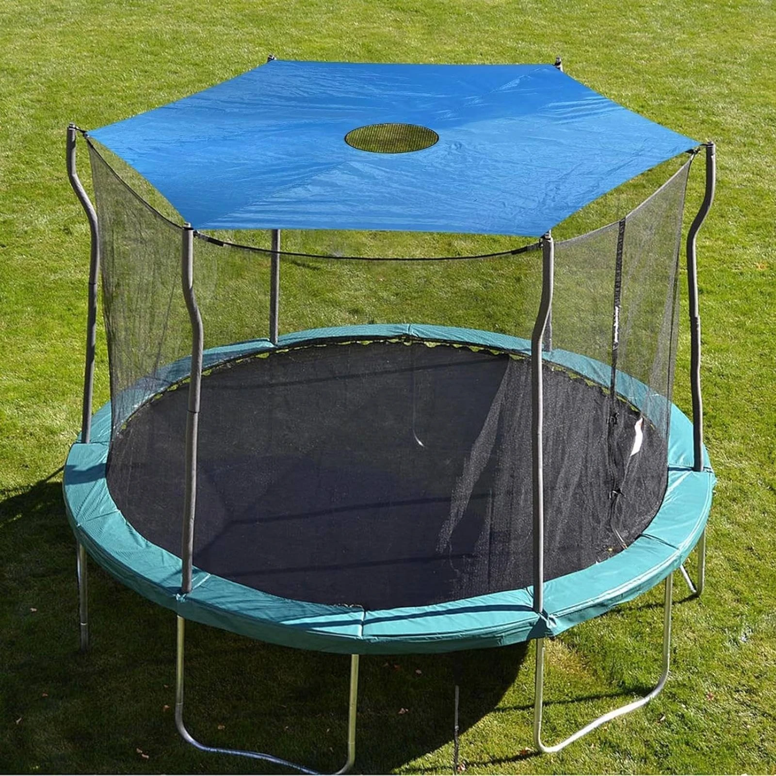 Trampoline Shade Cover Weather Resistant Hexagonal Trampoline Cover Outdoor Accessory Easy Installation Sports Gear