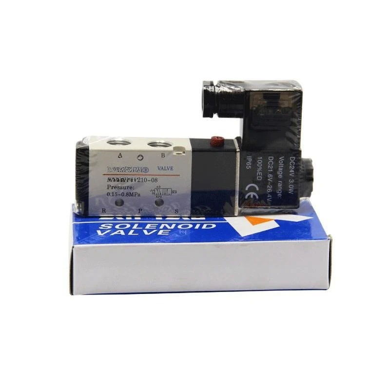 

Solenoid valve 4V110-06 210-08 310-10 410-15 Two-position five-way pneumatic solenoid valve