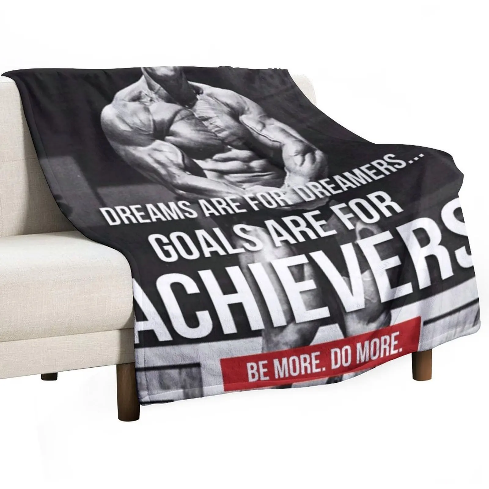 Bodybuilding Inspirational Quote Throw Blanket Blankets For Bed Soft Plush Plaid Blankets