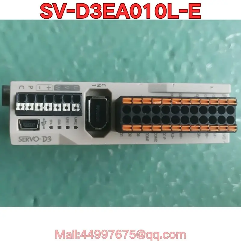 

Second-hand SV-D3EA010L-E servo drive function test is normal