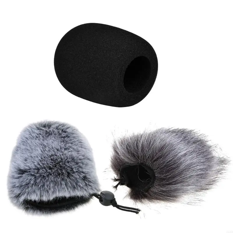 ATR2500 마이크 소음 감소 커버용 견고한 스폰지 재질의 J1HD 보호 마이크 커버