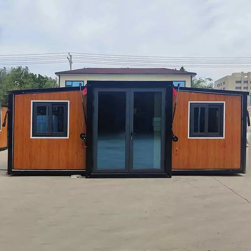 Custom 20ft/40ft Luxury Light Steel Modular Home Villa with Full Bathroom, Prefabricated 2-4 Bedroom Expandable Container House