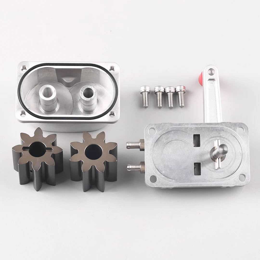 DLE Hand Fuel Pump High Flow Metal Gear Oil Pump for RC Airplane Model Aircraft Drone