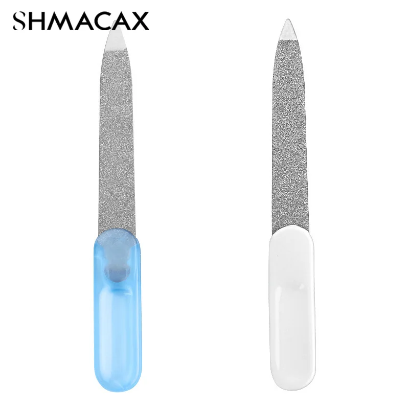 10pcs/Pack Metal Nail File Nail Files For Nails Stainless Steel Sword Fingernail Files With Sharp Pointed Tip Polishing File