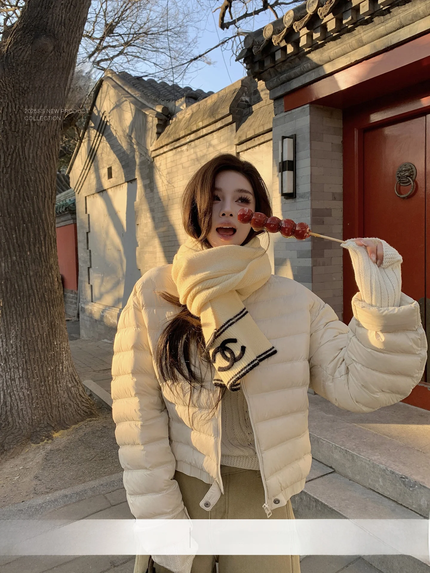 

Lightweight Warm White Duck down Jacket Women's Slim Fit Stylish Winter Outerwear Casual Style Nylon Fabric Long Sleeve Zipper