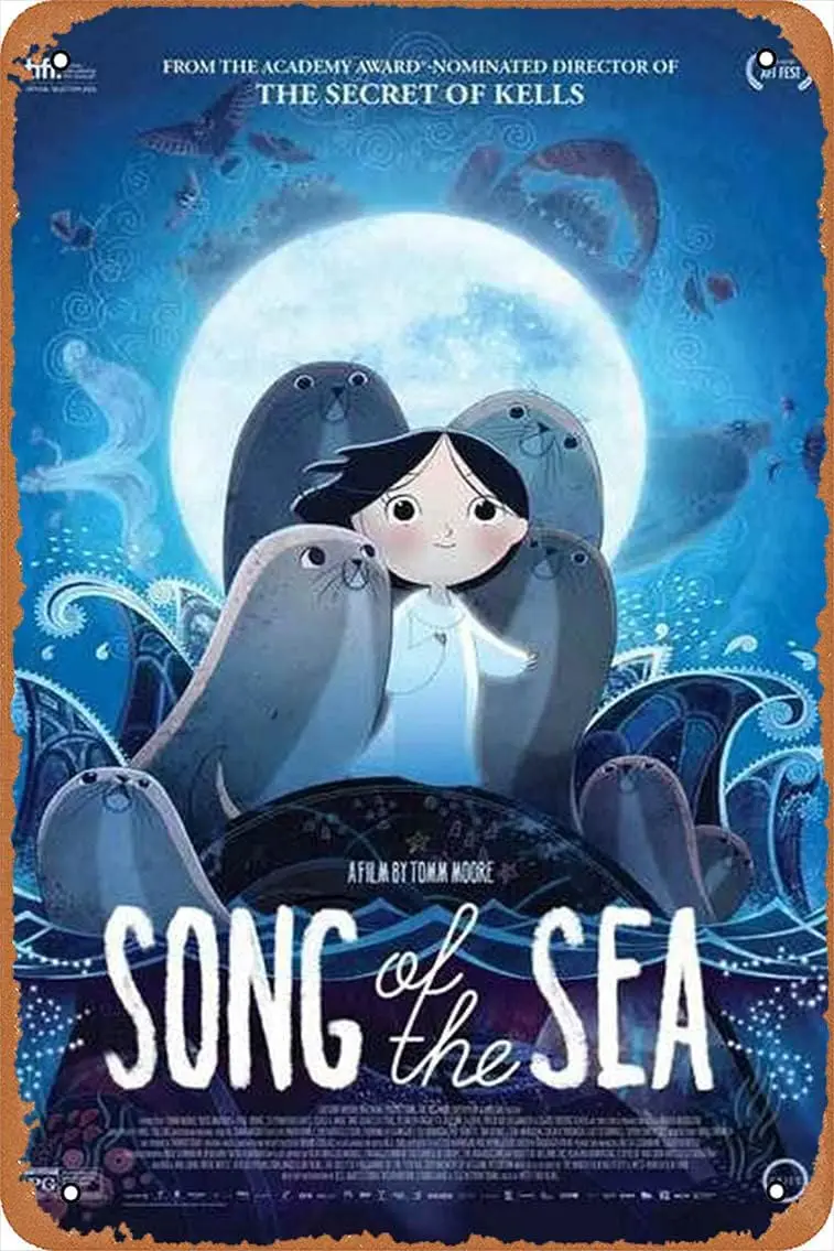 Kid Stuff Metal Posters Song of The Sea Movie Tin Metal Sign ;
