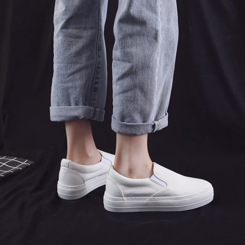 

Round Toe Casual Woman Shoe Espadrilles Platform Modis Creepers Slip-on Summer New 2024 Clogs Slip On PU Elastic band TPR Fabric