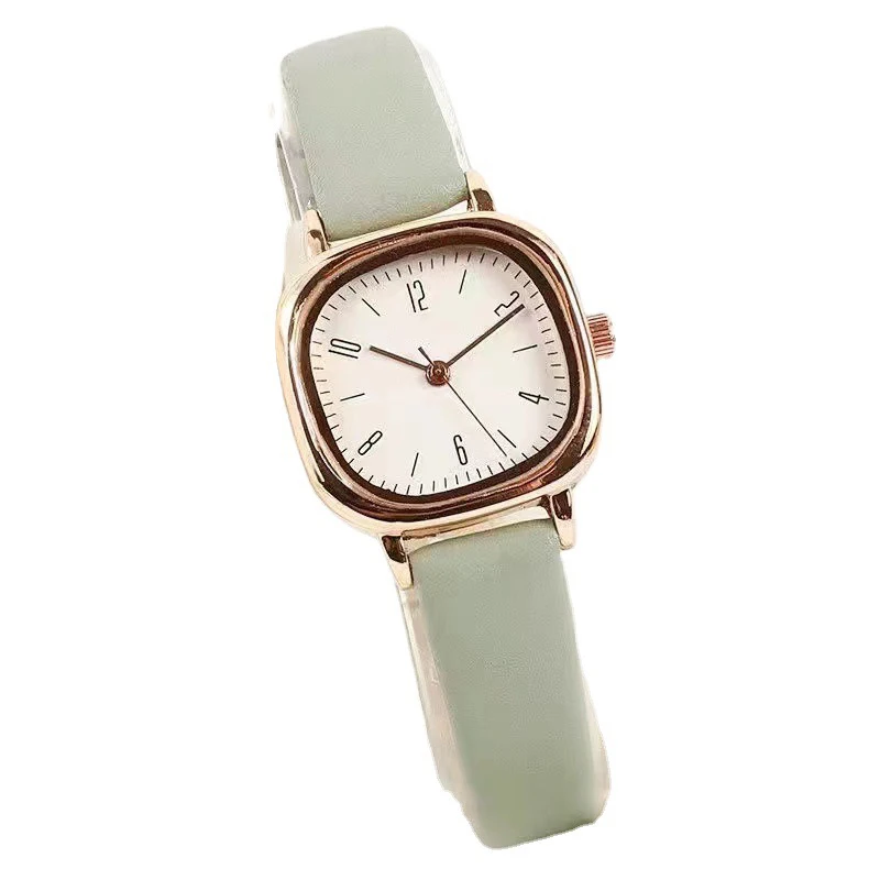 ساعة يد كوارتز نسائية من MAYZHISU بحزام جلدي ساعة نسائية فاخرة للفتيات ساعات للسيدات سوار ساعة عصرية