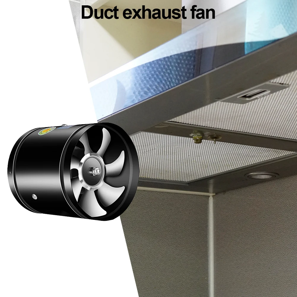

4 6 8 Inch Pipe Mini Extractor 2800RPM Bathroom Exhaust Fan Low Noise Toilet Wall Fan Kitchen Air Ventilator for Bathroom Toilet