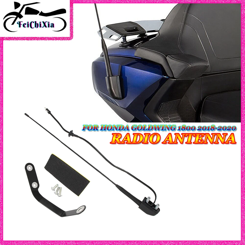 

Motorcycle Radio Antenna For HONDA Glodwing GL 1800 2018 2019 2020 GL1800 Aerial 87CM Channel CB Communication Receiver Base