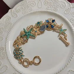 Beach Jewelry Stylish Summer Sea Starfish Shell  Bracelet For Women